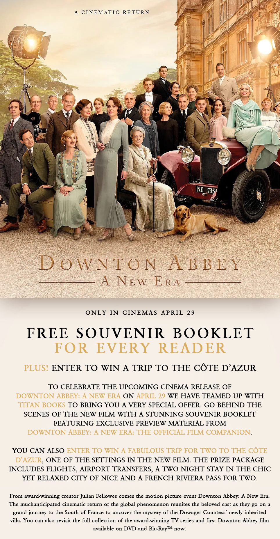 FREE SOUVENIR BOOKLET FOR EVERY READER