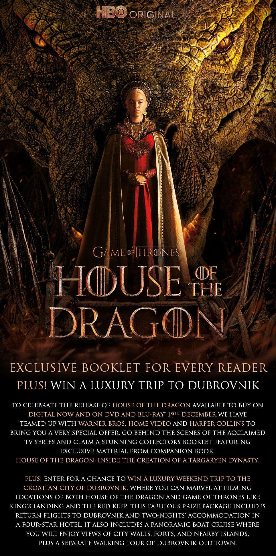 EXCLUSIVE BOOKLET FOR EVERY READER.