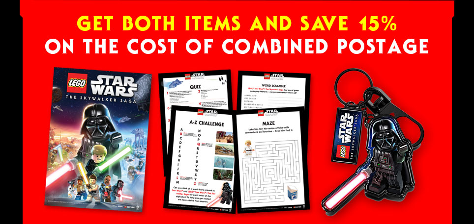 GET BOTH ITEMS AND SAVE 15% ON THE COST OF COMBINED POSTAGE